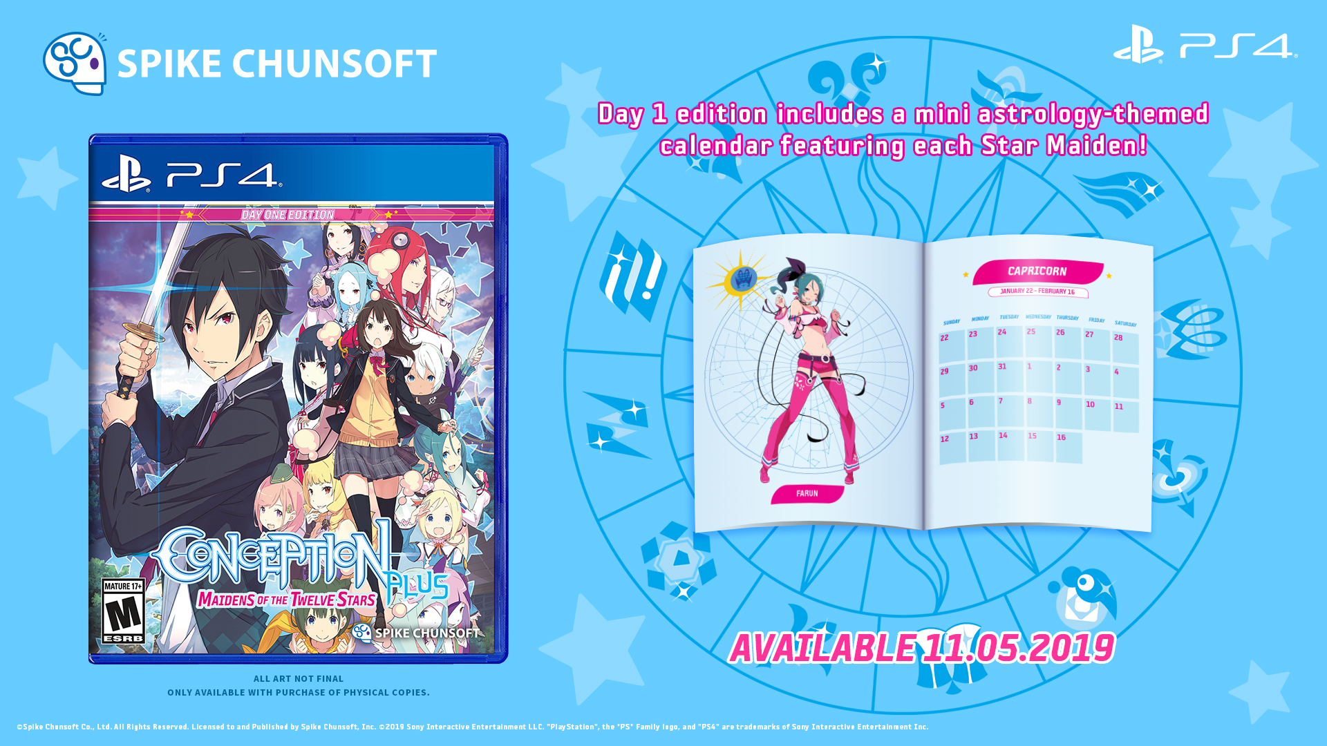 Conception PLUS: Maidens of the Twelve Stars. Available 11.05.2019. Pre-order Now!