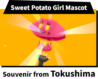 Sweet Potato Girl Mascot