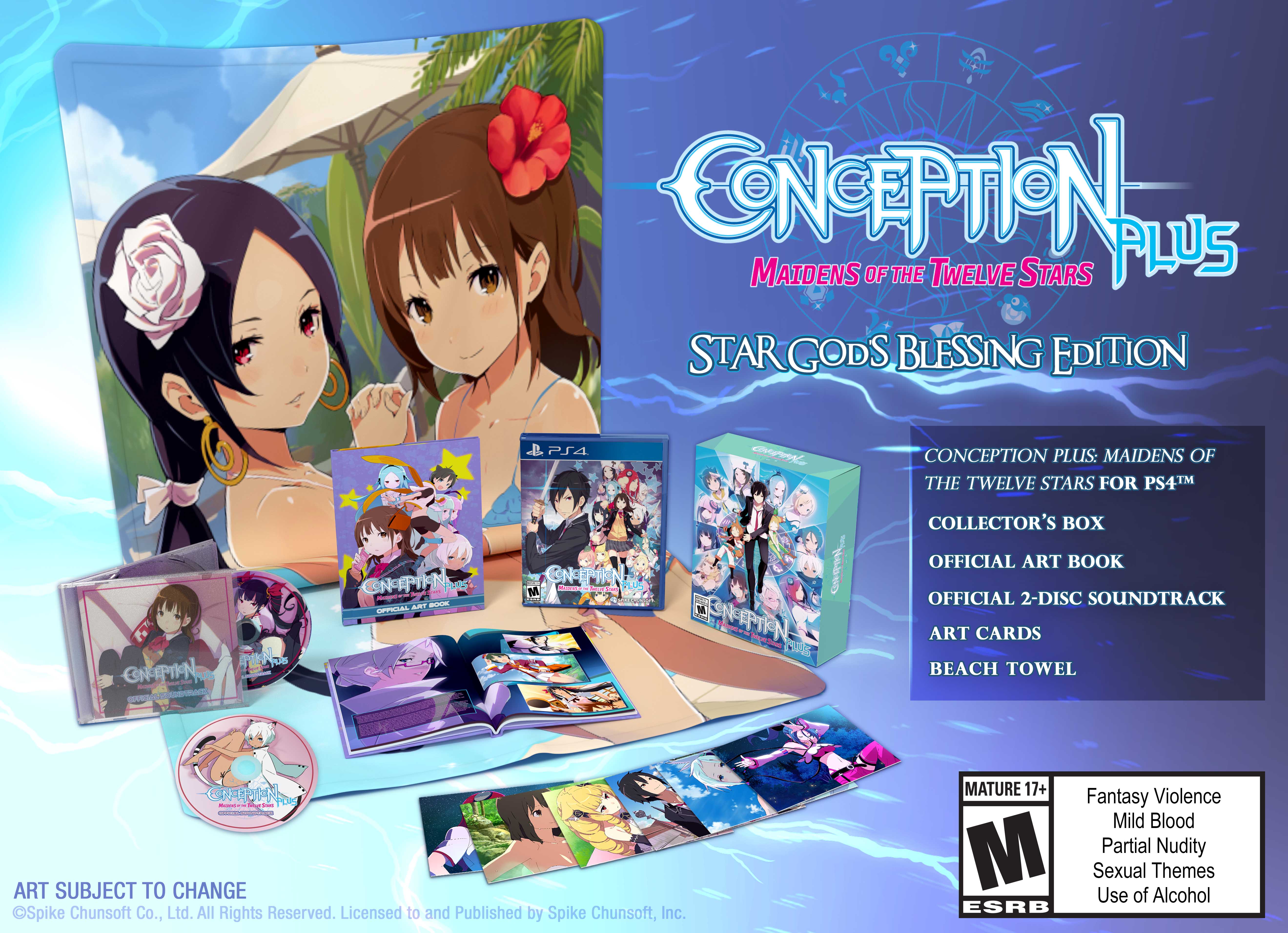 Conception PLUS: Maidens of the Twelve Stars is reborn for Playstation®4  and Steam® today! - Spike Chunsoft
